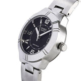 Casio General Black Dial Silver Stainless Steel Strap Women Watch LTP-1241D-1ADF-P