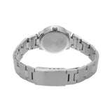 Casio General Blue Dial Silver Stainless Steel Strap Women Watch LTP-1241D-2ADF-P