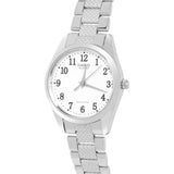 Casio General White Dial Stainless Steel Strap Women Watch LTP-1274D-7BDF-P