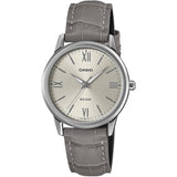 Casio General Brown Leather Strap Women Watch LTP-1303LL-7AVDF