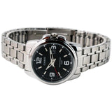 Casio General Black Dial Silver Stainless Steel Strap Women Watch LTP-1314D-1AVDF-P