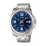 Casio General Blue Dial Silver Stainless Steel Strap Unisex Watch LTP-1314D-2AVDF