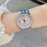 Casio Silver Stainless Steel Strap Watch for Women LTP-1335D-5AVDF-P