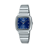 Casio General Blue Dial Silver Stainless Steel Strap Unisex Watch LTP-B140D-2AVDF