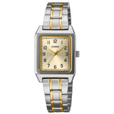 Casio General Two-Tone Stainless Steel Strap Unisex Watch LTP-B150SG-9BDF