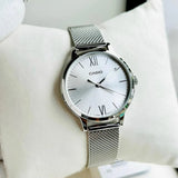 Casio General Silver Dial Milanese Strap Women Watch LTP-E157M-7ADF-P