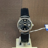 Casio General Silver Case Black Leather Strap Women's Watch LTP-V002L-1B3UDF-P