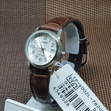 CASIO GENERAL LTP-V002L-7B2UDF BROWN LEATHER STRAP WOMEN'S WATCH