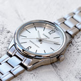 Casio General Silver Dial Stainless Steel Strap Unisex Watch LTP-V005D-7BUDF-P