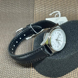 CASIO ENTICER LTP-V006L-7BUDF-P BLACK LEATHER WOMEN WATCH