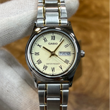 CASIO ANALOG LTP-V006SG-9BUDF-P STAINLESS STEEL WOMEN WATCH