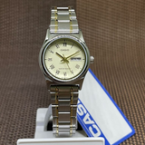 CASIO ANALOG LTP-V006SG-9BUDF-P STAINLESS STEEL WOMEN WATCH
