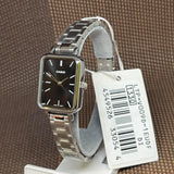 Casio General Black Dial Silver Stainless Steel Strap Women Watch LTP-V009D-1EUDF-P