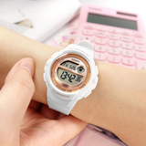 Casio General Digital White Resin Strap Women Watch LWS-1200H-7A2VDF-P