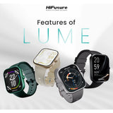 HiFuture Silicone Strap Lume Collection Unisex Smartwatch