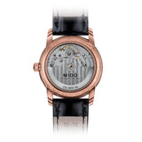 Mido Baroncelli Diamonds Black Leather Strap Men Watch M0072073603600