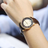 Mido Baroncelli Brown Leather Strap Men Watch M0072073629100