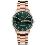 Mido Commander Rose Gold Stainless Steel Strap Men's Watch M0214303309100