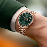 Mido Commander Rose Gold Stainless Steel Strap Men's Watch M0214303309100