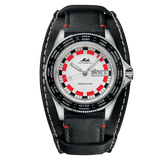 Mido Ocean Star Worldtimer Black Leather Strap Men Watch M0268301603000