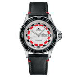 Mido Ocean Star Worldtimer Black Leather Strap Men Watch M0268301603000