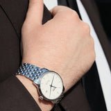 Mido Baroncelli Heritage Silver Stainless Steel Strap Men Watch M0274071101000