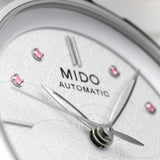 Mido Rainflower Silver Stainless Steel Strap Women Watch M0432071101100