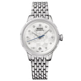 Mido Rainflower Silver Stainless Steel Strap Women Watch M0432071110600