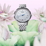 Mido Rainflower Silver Stainless Steel Strap Women Watch M0432071110600