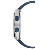 Mido Multifort 8 Two Crowns Blue Rubber Strap Men Watch M0475071704100