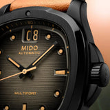 Mido Multifort TV Big Date Leather Strap Men's Watch M0495263608100