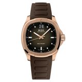 Mido Multifort TV Big Date Brown Rubber Strap Men Watch M0495263729100