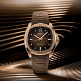 Mido Multifort TV Big Date Brown Rubber Strap Men Watch M0495263729100