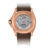 Mido Multifort TV Big Date Brown Rubber Strap Men Watch M0495263729100