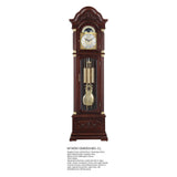 Mapple Leaf Royal Crest 8-Rod Grandfather Clock – Mahogany Brown Model 5612
