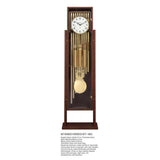 Mapple Leaf Regent Open-Frame 9-Tube Grandfather Clock – Walnut Brown Model 6601