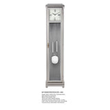 Mapple Leaf Lucerne Slimline 3-Rod Grandfather Clock – Stylish Grey / Chestnut Brown Model 6605