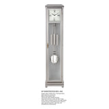 Mapple Leaf Lucerne Slimline 8-Rod Grandfather Clock – Stylish Grey / Chestnut Brown Model 6605