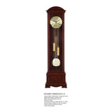 Mapple Leaf Kensington Arched 14-Day Grandfather Clock – Mahogany Brown Model 6817