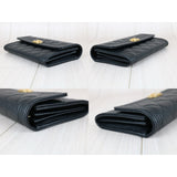 Chanel X25040711 Leboy Caviar Skin Black Long Wallet Made In 2018 (Very Good Condition)