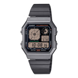 CASIO VINTAGE A130WE-P SERIES DIGITAL STEEL BRACELET STRAP WATCH