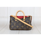 Louis Vuitton X25040710 Monogram Pallas Nano Handbag (Very Good Condition)