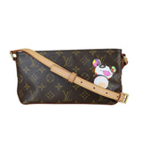 Louis Vuitton S25032001 Takashi Murakam Panda Monogram Trotteur (Very Good Condition)