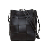 Bottega Veneta P25041410 Lamb Skin Weave Bucket (Good Condition)