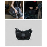 Chanel 25042418 Coco Mark Sports Line Canvas Shoulder Bag Black Made In 2003～2004 (Good Condition)