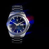 MASERATI VELOCITÀ R8823152002 BLUE DIAL SILVER STAINLESS STEEL WATCH