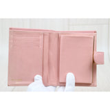 Chanel S25032620 Caviar Skin Calf Leather Wallet Pink (Good Condition)