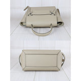 Celine B25041506 Leather Calf Belt Nano Beige Handbag (Very Good Condition)