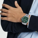 Movado Series 800 Green Dial Stainless Steel Watch 2600179