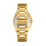 MASERATI VELOCITÁ R8873652002 BLUE DIAL CHRONOGRAPH GOLD STEEL WATCH